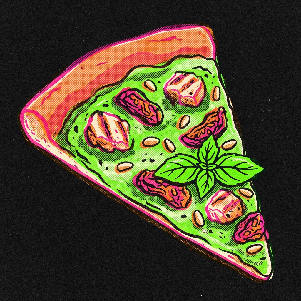 Pesto Chicken illustration