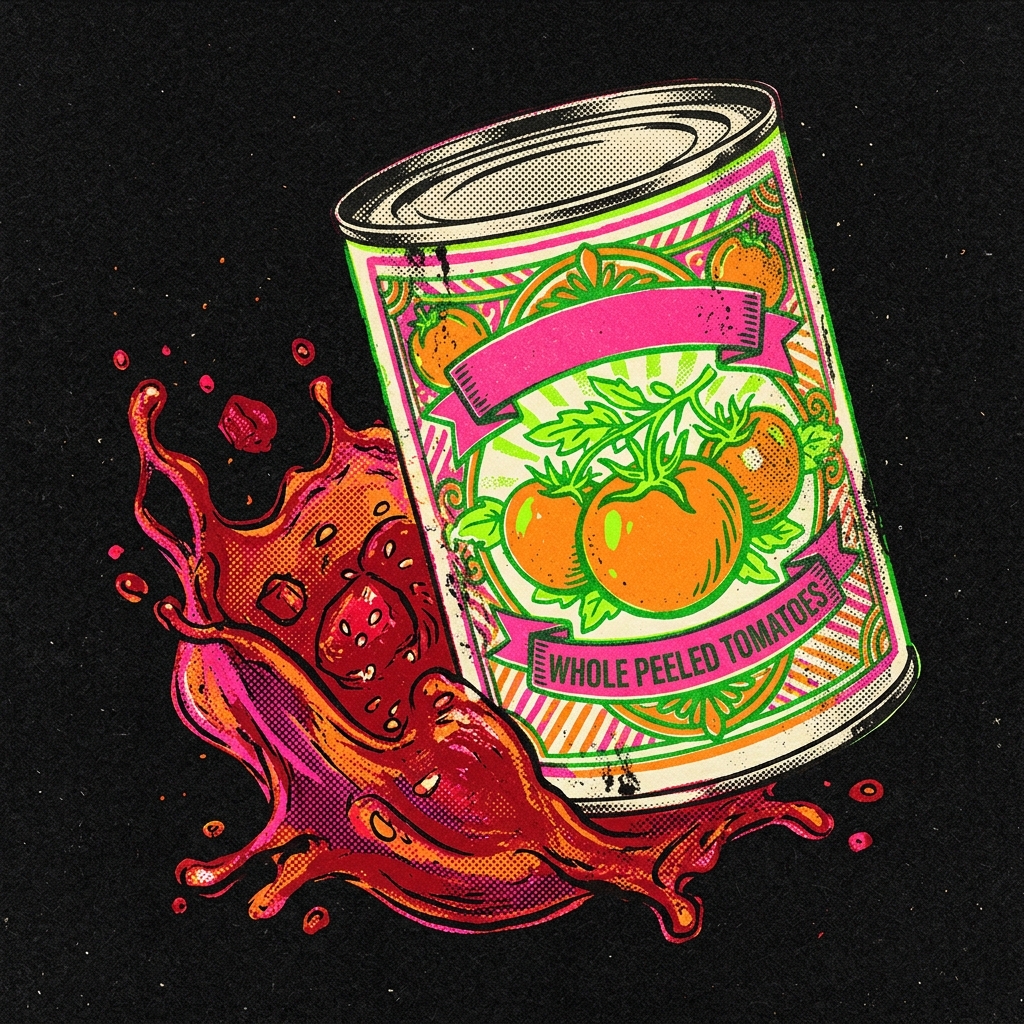 Bar Pie Tomato Sauce illustration