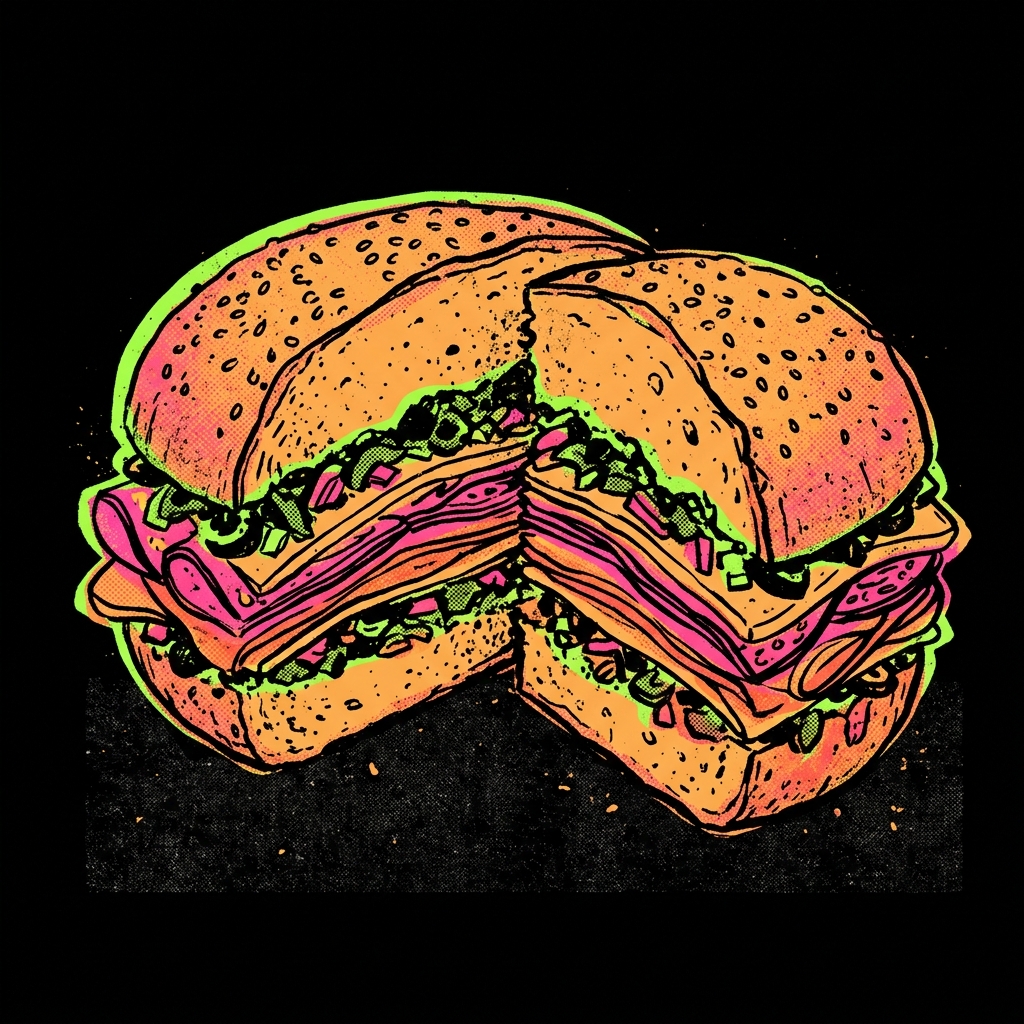 Muffaletta illustration